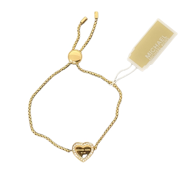 Pavé Heart Heritage Michael Kors Bracelet - Picture 2 of 6
